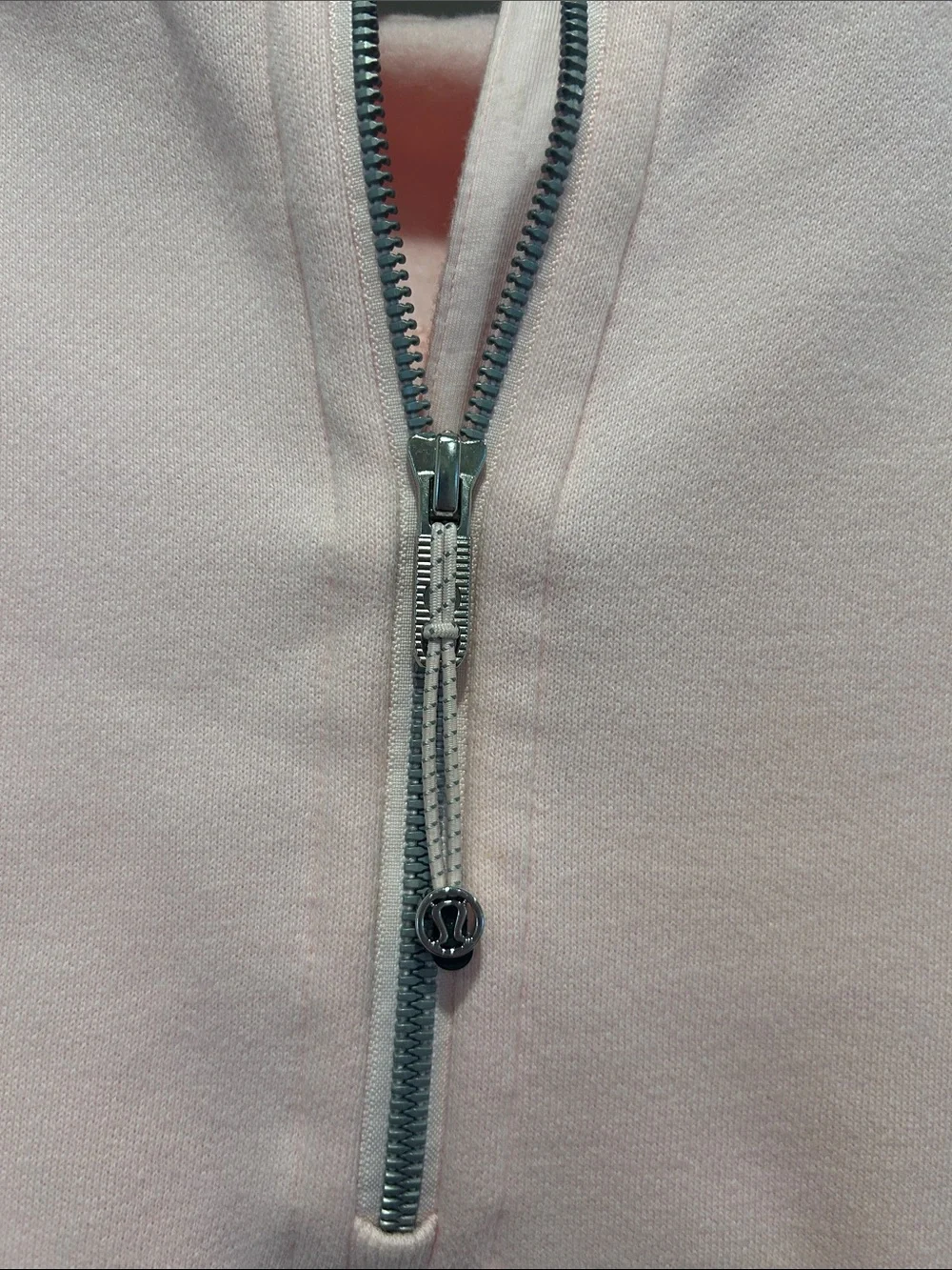 lululemon athletica Porcelain Pink Scuba Oversized Half-Zip Hoodie  NWOT